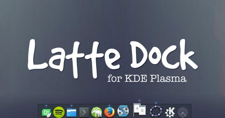 latte dock for KDE Plasma