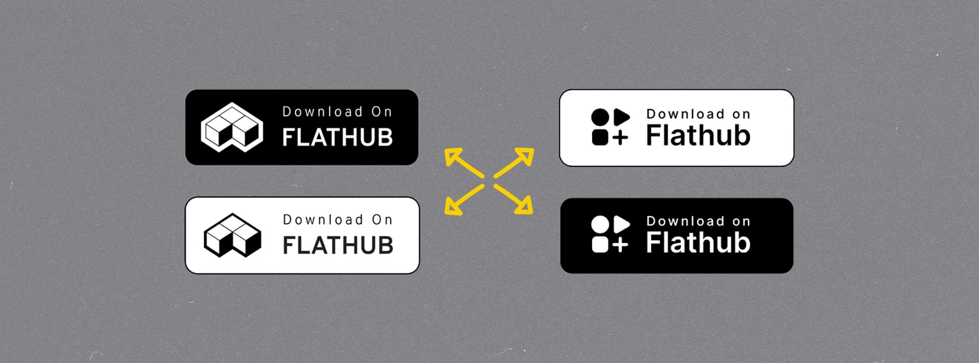 download buttons for flathub