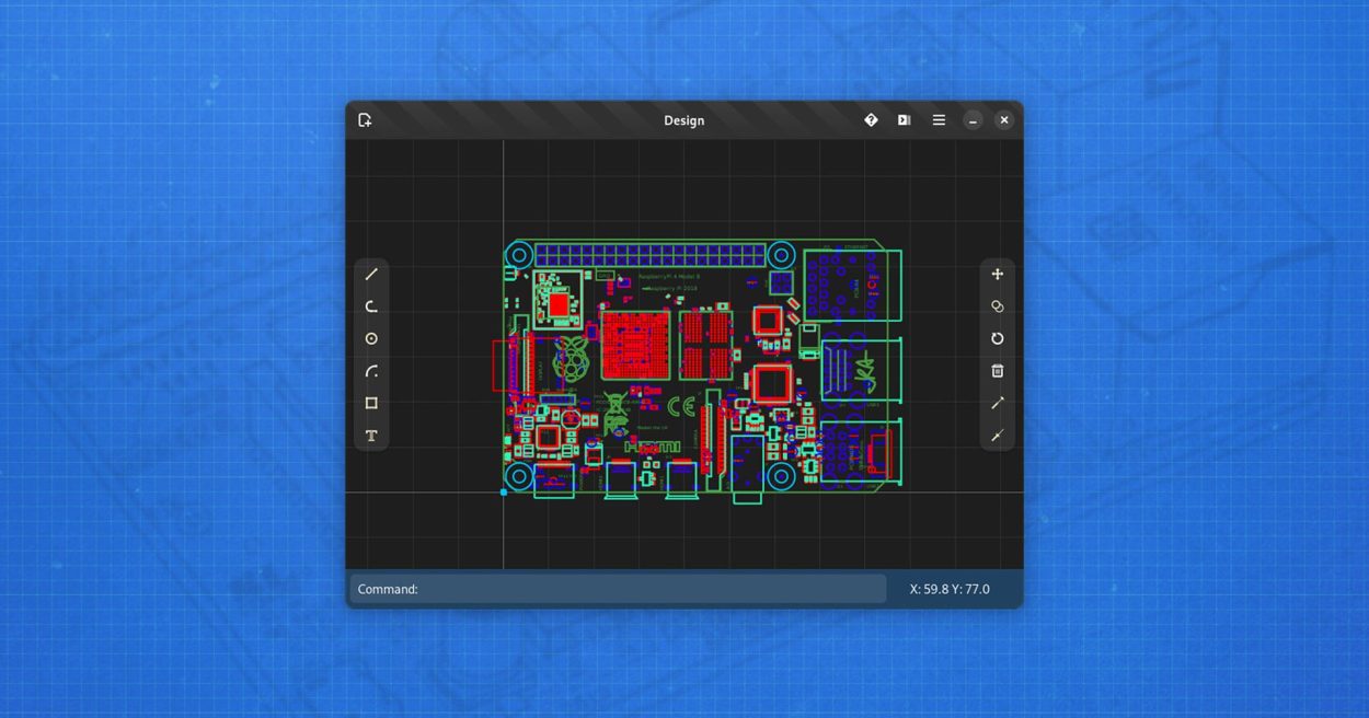 design 2D CAD GNOME App