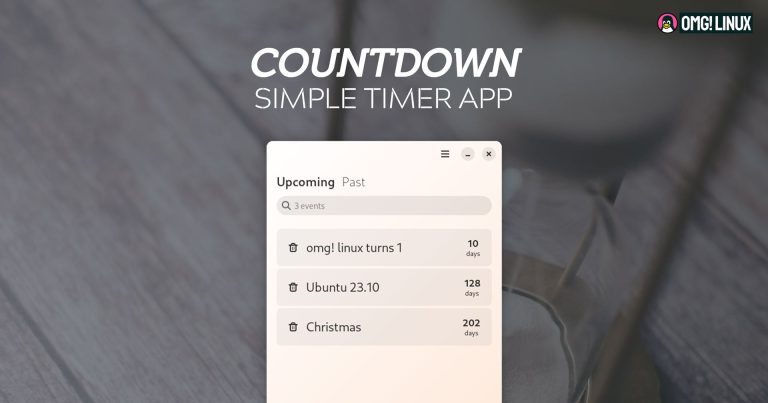 countdown simple timer app for linux