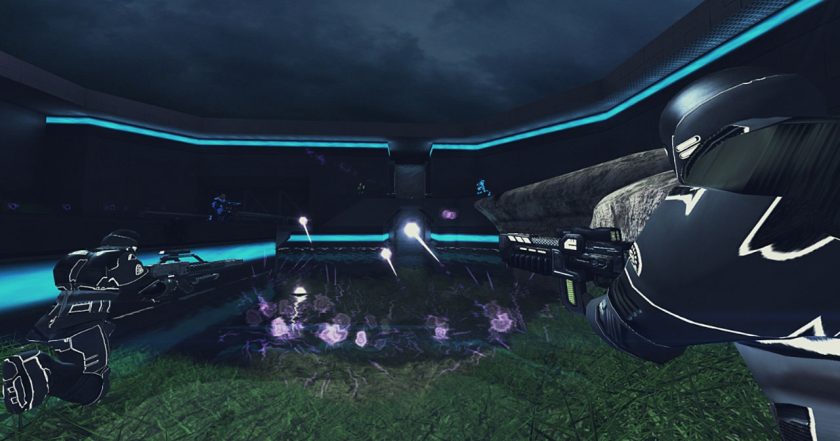 Screenshot of Xonotic game